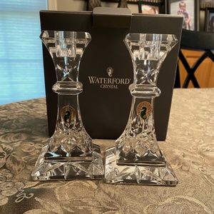 Waterford Crystal Lismore 6" pair of Candlesticks
